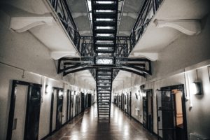 Photo of a prison hallway
